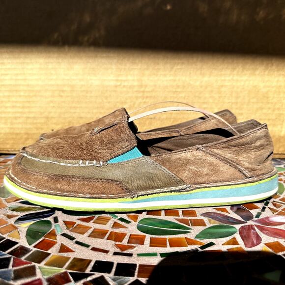 Ariat Cruiser Slip On Loafer Shoes Lightweight Casual Outdoor Brown 8.5B - Picture 4 of 7